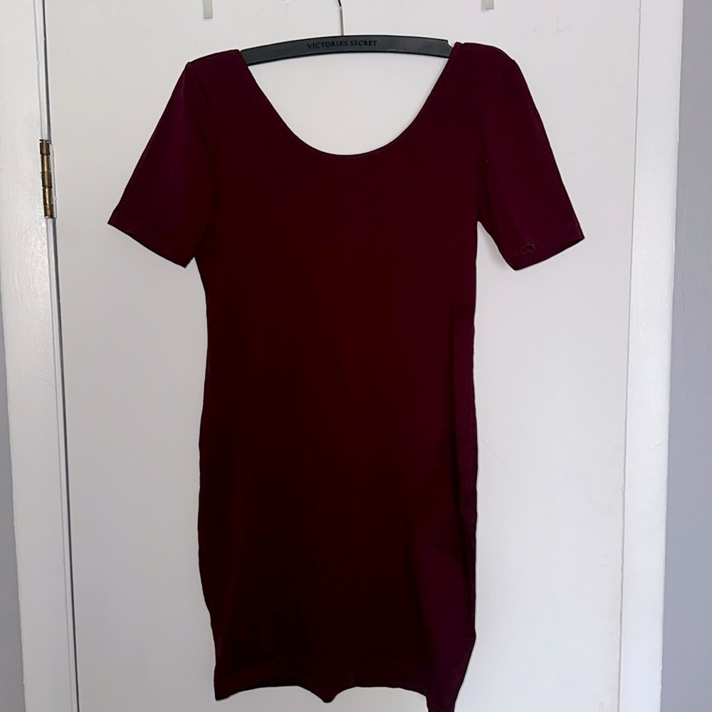 Dress with a low back